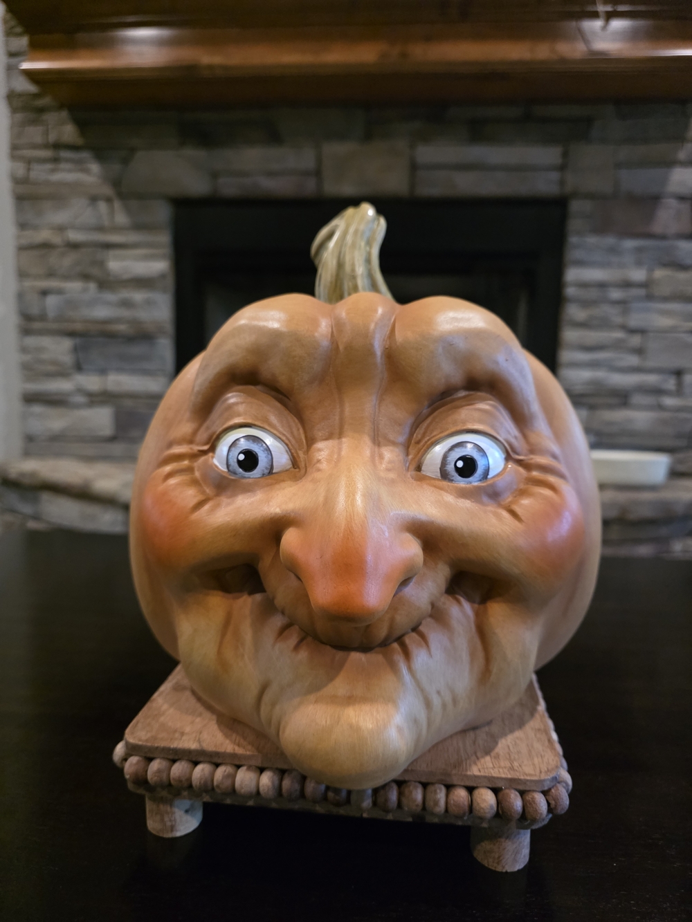 Martha Stewart Smiling Jack-o'-Lantern Figurine-NEW